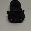 SQEQE Weighted Black Cat Plush, Weighted Black Cat Stuffed Animal, Cute Plushies Soft Pillow Toy Gift for Kids Adults 9.8 Inch, 0.8 Lbs