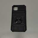 Vofolen for iPhone 11 Wallet Case with Card Holder [Store 2 Cards] + 360 Rotated Ring Stand Kickstand Dual Layer Heavy Duty Shockproof Wallet Phone Case for iPhone 11 for Women Men, 6.1 Inch Black