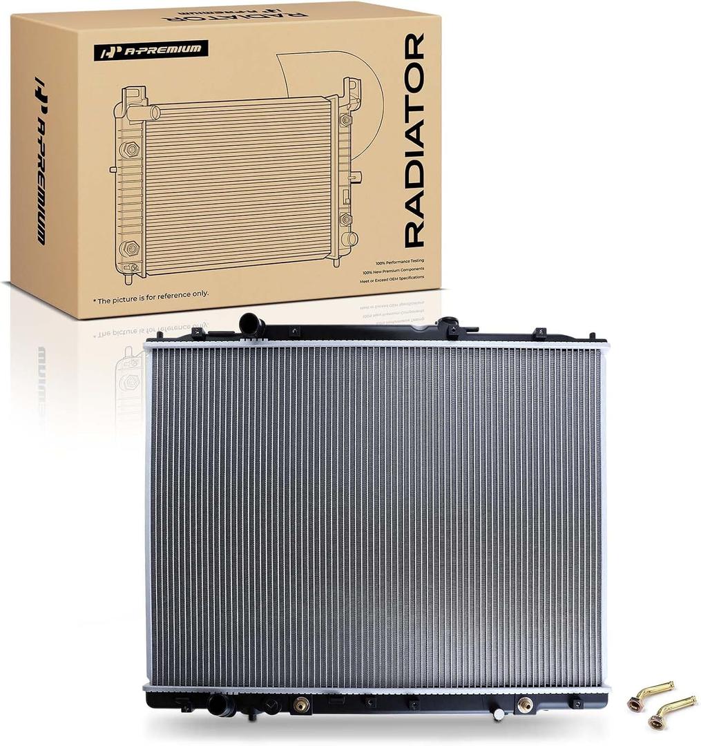 A-Premium Engine Coolant Radiator Assembly with Transmission Oil Cooler Compatible with Honda Pilot 2009-2015, Ridgeline 2009-2014, V6 3.5L, Automatic Trans.