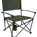 Large Heavy Duty Folding Camping Chair for Adults - Green
