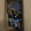 PZ19 Carburetor Carb Air Filter Fuel Line Kit for 50cc 70cc 90cc 110cc 125cc Tao Tao GK110 Baja SSR Apollo Coolster Chinese Kids Four Wheeler ATV Go Kart CRF50 XL70 Dirt Pit Bike Motor (BLACK)