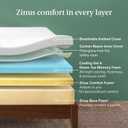 Zinus 10 Inch Twin Green Tea Cooling Memory Foam Mattress, Medium Feel
Refreshing & Cooling Sleep, Targeted Pressure Relief, Just-Right Medium Feel, CertiPUR-US & OEKO-TEX Certified Materials