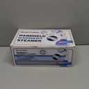 BEAUTURAL Steamer for Clothes, Portable Handheld Garment Fabric Wrinkles Remover, Aluminun Heating Plate, 35-Second Fast Heat-up, Large Detachable Water Tank (Only for 120V) (Blue&White)