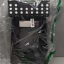 Delxo 17.5 Inch Folding Step Stool,Foldable Stool for Adults with Safety Lock,Portable Collapsible Plastic Step Stool,Non Slip Folding Stools for Kitchen Bathroom Bedroom Up to 400LBS,(Black 1PC)