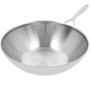 Demeyere Industry 5 Collection 30 cm / 11.8" 18/10 Stainless Wok