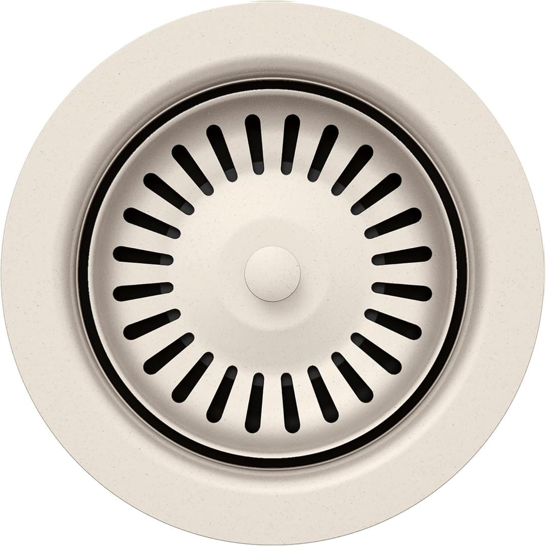 BLANCO 203439 Metal Basket Strainer, Soft White
