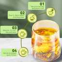 Chicory 6 and Herbal Tea, Dandelion Goji Berry Tea, 12PCS Herbal Blend Teabags, Seven Natural Herbal Ingredients, Liver & Kidney Cleanse Detox (EXP 02/20/26)