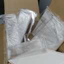 3 Pack Stackable Closet Organizers and Storage Shelves - Transparent Sweater Organizer for Closet, Bathroom, Kitchen, Cupboard, Laundry Room, and Office