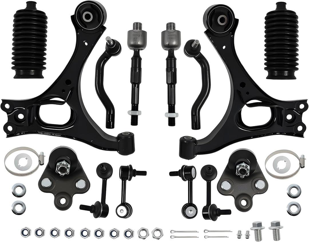 14PCS Front Lower Suspension Kit Compatible with Civic 2006-11