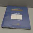 POPRUN 2026 Planner (Jan.-Dec.), Large-8.5" x 10.5", Horizontal Weekly Notebook, 12-Month Calendar Book with Monthly Tabs, Spiral Soft Cover, Inner Pocket, 100 GSM - Black