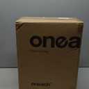 Oneach 62.5'' Gold Arc Floor Lamp for Living Room, Rattan Boho Floor Lamp with Remote and Dimmable Bulb, 3 Color Temperatures, Farmhouse Rustic Modern Standing Lamp for Bedroom Office Corner