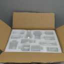 Der Rose Glass Bud Vases Set of 12, Small Bud Vases for Flowers, Rustic Wedding Centerpieces and Home Decor (Clear)