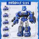 5-in-1 Transform Toys for Boys 4-6, Ideals Gifts for 3 4 5 Year Old Boys, Easy DIY Assembly, Toys for Boy, 3 4 5 6 Year Old Boy Birthday Gifts, 3 4 5 Year Old Boy Toys, Magnetic Robot Toys For Kids