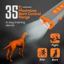 NEEDIT Dog Bark Deterrent Device to Stop Own or Neighbors Dog Barking, Biting & Fighting with Long Range  Rechargeable Ultrasonic Portable Anti Barking Device with 3X Sonic Emitters & Light (Gray)