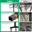 TomCare Garden Hose Holder Upgraded Heavy Duty Metal Water Hose Holder Holds 160 FT Hoses Sturdy Hose Reel Freestanding Outdoor Hoses Storage Hanger for Outside Yard Lawn