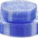 Rubtlamp 60Pcs Plastic Blue Plates, Heavy Duty Disposable Plates, Blue Hammered Party Plate Include 30 Dinner Plate, 30 Dessert Platos, Fancy Disposable Platos For Wedding Parties