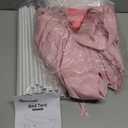 Twin Bed Tent for Kids, Princess Bed Canopy Playhouse with Star Lights, Breathable Private Space Fort Tents, Castle Reading Nook Play Tent for Girls Boys, Pink