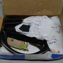 ALLYWASAI Patio Sliding Door Handle Set with Mortise Lock, Key Cylinder and Keeper, Replacement Handle Lock Set Fits Door Thickness from 1-1/2" to 1-3/4", 3-15/16" Screw Hole Spacing, Keyed, Black