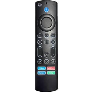 Replacement Voice Remote for Insignia-Toshiba-Pioneer Smart TVs, Compatible for AMZ TV Stick and Cube, Backlit Remote with All Buttons Lighting Up