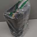 Transparent Trash Can, Bathroom Trash Cans with Lids, 2.6 Gallon Garbage Can for Bedroom, Office, Plastic Slim Waste Basket with Press Top Lid, 10L Clear Trash Bin for Home, Kitchen (Blue)