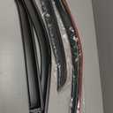 Tuningpros Window Visor Compatible with 1998-2011 Ford Crown Victoria, DGWV2-098 Outside Mount Deflector Rain Guard Dark Smoke, 4 Pcs Set