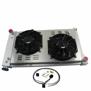 3 Row Radiator Shroud Fan Thermostat For 67-72 68 Chevy C10 C/K 10 20 30 Pickup
