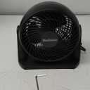 High-Performance Blizzard Air Circulator Fan, 3 Speeds, 90° Tilt, Removable Grill, Cool Black