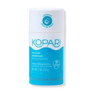 Kopari Aluminum Free Coconut Deodorant, Non Toxic & Clean Plant-Based, No Aluminum, Parabens or Baking Soda, Long Lasting Protection, Original 2 oz