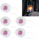 20Pcs Kerosene Lamp Outdoor Camping Lantern Accessories - Dual Head Gas Light with Mesh Drawstring and Pressure Mantles