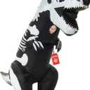 Morph Skeleton Inflatable Dinosaur Costume Kids, Blow Up Dinosaur Costume Kid, Inflatable Costumes for Kids, One Size