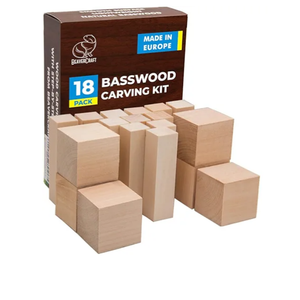 BeaverCraft BW18 pcs Basswood Carving Blocks