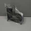 Fikoksol Large Sponge Holder for Kitchen Sink, 90-Degree Sink Caddy Organizer with Dish Brush Holder for Countertop Corner Storage Rack, Metal L-Shaped Kitchen Sink Sponge Soap Organizer Storage Ideas