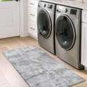 DEXI Kitchen Floor Mats Cushioned Anti Fatigue Runner, 23x59 Dark Grey