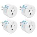 Eightree Smart Plug 5GHz & 2.4GHz, Smart Outlet WiFi Socket with APP Remote Control, Compatible with Alexa & Google Home, 4 Packs