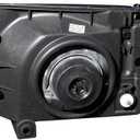 Anzo USA 111077 Toyota 4Runner Black With Amber Reflectors Headlight Assembly - (Sold in Pairs)