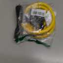 PlugSaf 10FT 30 Amp Generator Extension Cord 4 Prong, NEMA L14-30P/L14-30R 10 Gauge STW 125/250V Twist Lock Generator Cord Heavy Duty, Yellow ETL Listed