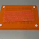 MEEgoodo for M5 MacBook Pro 16 inch Case 2026 2024 2023 2021 (Fit Model A3429/A3428/A3403/A3186/A2991/A2780/A2485) M5 M4 M3 M2 M1 Pro/Max, Laptop Case with Keyboard & Webcam Cover, Matte Orange