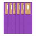 PETOX Type CC HEPA Upright Vacuum Cleaner Bags Replace Part AK1CC6H Compatible with Oreck Elevate Vacuum Models X3, X5, XL7, XL21, 2000, 3000, 4000, 8000, 9000 Series, 5 Pack, Purple
