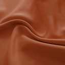 DONREN Short Curtains Burnt Orange Half Window Curtains Privacy Curtain Tiers for Windows, Energy Saving Drapes for Bathroom Shades, Wide 34 x Long 38 inches per Panel,Set of 2