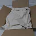 USlixury Buckwheat Pillow 14"X20" - Adjustable Height and Firmness, Buckwheat Pillow with Organic Cotton Shell, Firm Neck Support for Back/Side/Stomach Sleepers, Cool Sleep, White