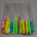 28 PCS Glow Fiber Wands Sticks, New Year's Glow Sticks, LED Light Wands, Glow in The Dark Party Supplies, Fiber Optic Wands, LED Flashing Sticks, Fiber Optic Light Wand Stick for Party (Color-28 Pack)