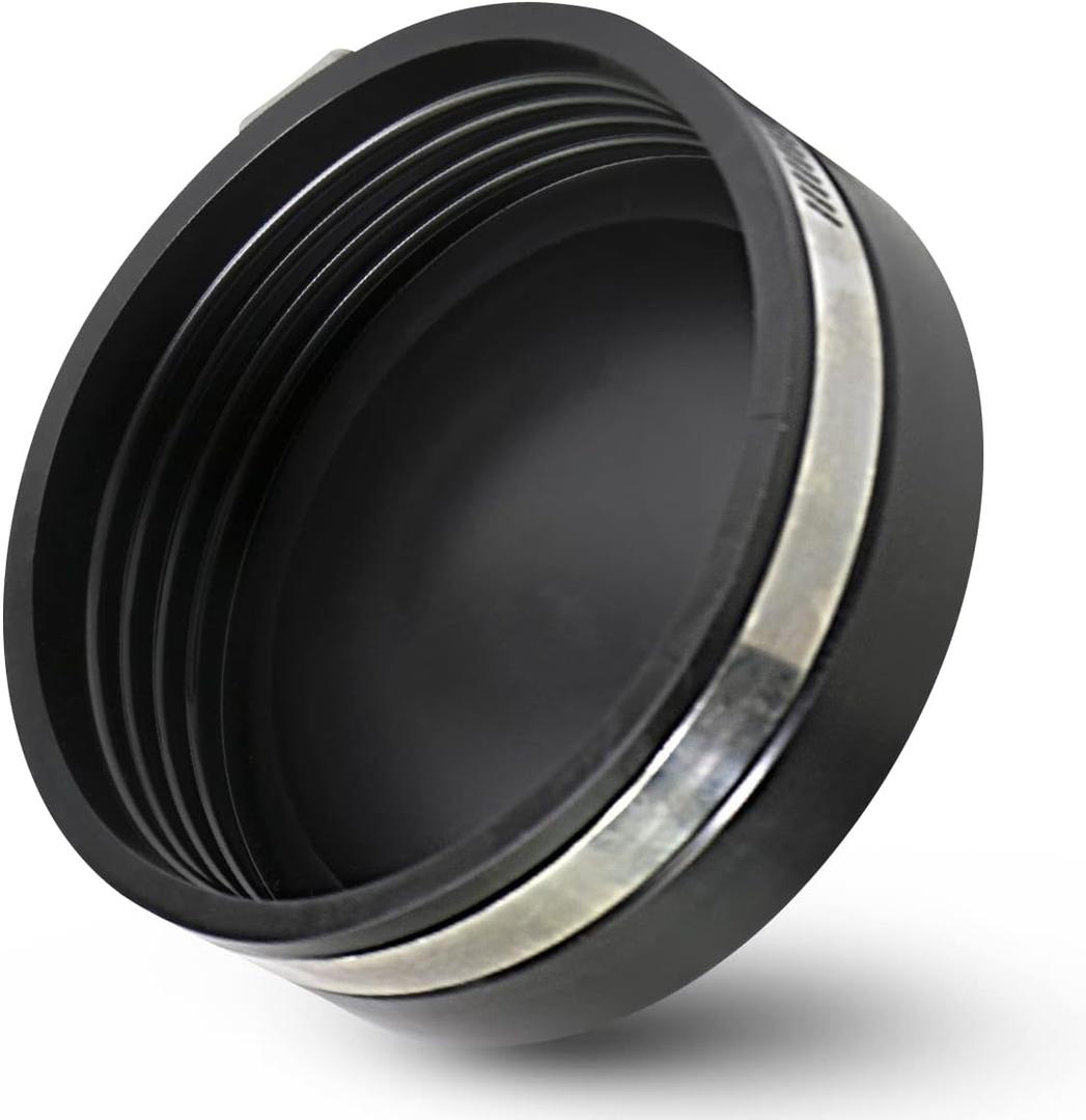 3962 Flexible PVC Pipe Cap with Stainless Steel Clamps, 4", Black (4" Inner and 4-1/2")