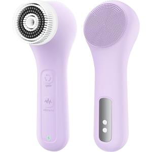 WOVAZUS Vibrating and Rotating Face Scrubber, Waterproof Rechargeable Facial Cleansing Brush, 8 Modes for Exfoliating and Massaging, Wash Brush for Removing Blackhead, Exfoliating