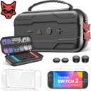 AXYBCOOL Switch 2 Case Bundle Compatible with Nintendo Switch 2/Switch/SwitchOLED Console, Hard Shell Protective Portable Travel Carry Case for Switch Games & Accessories