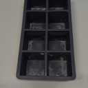 Large Ice Cube Trays for Whiskey: GGOW Big Silicone Ice Cube Trays 2Inch - Huge Square Ice Cubed Tray for Whisky and Cocktail (Black)