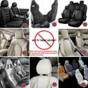 JZCreater Car Headrest Pillow, 180Adjustable Head Neck Support Pillow, U- Shaped, Travel Sleeping Car Headrests, Only for Car Seat Headrest with 2 Metal Poles Not for Fixed or Integrated headrests