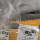 7-Piece Queen Size Bedding Set – Gray & Yellow Modern Comforter Set