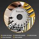 TOOLIOM Stainless Steel Welding Gauge Set - Wire Gauge Measuring Tool, Round Dual Sided Metal Sheets Guage & 2 PCS Mater Thickness Gauge Tool
