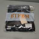 BTFBM Casual Fall Tops for Women 2025 Long Sleeves Solid Shirts Crew Neck Loose Fit Work T Shirt (Black, XL)