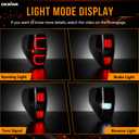 OKSIWA LED Tail Lights for 2009-2014 Ford F150,Plug and Play,Smoked Lens